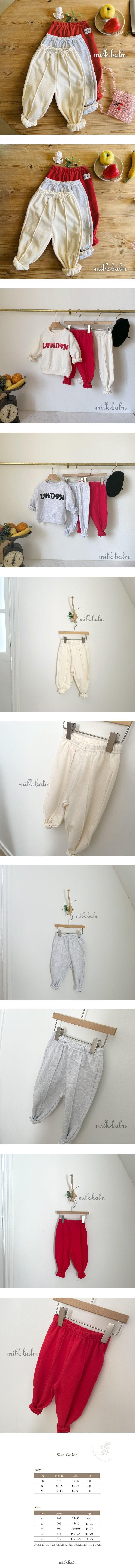 Milk Balm - Korean Baby Fashion - #babyfever - Milk Pintuck Pants
