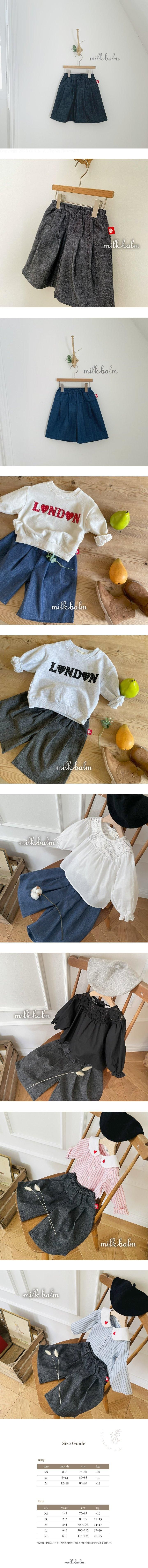 Milk Balm - Korean Baby Fashion - #babyoutfit - Pleated Wide Pants