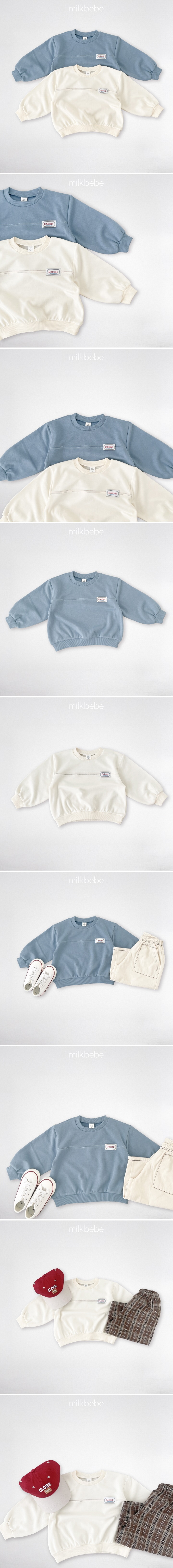 Milk Bebe - Korean Baby Fashion - #babyboutiqueclothing - Ando Sweatshirt - 2