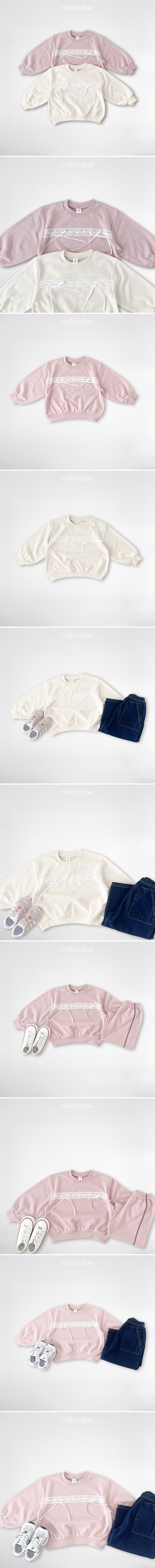Milk Bebe - Korean Baby Fashion - #babyclothing - Minu Sweatshirt - 2