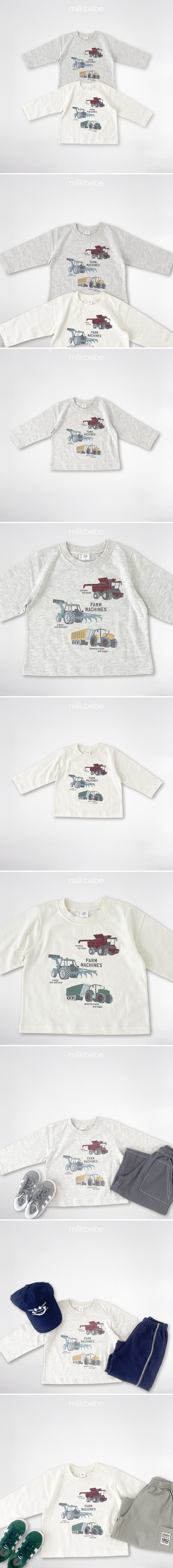Milk Bebe - Korean Baby Fashion - #babylifestyle - Dump Tee - 2