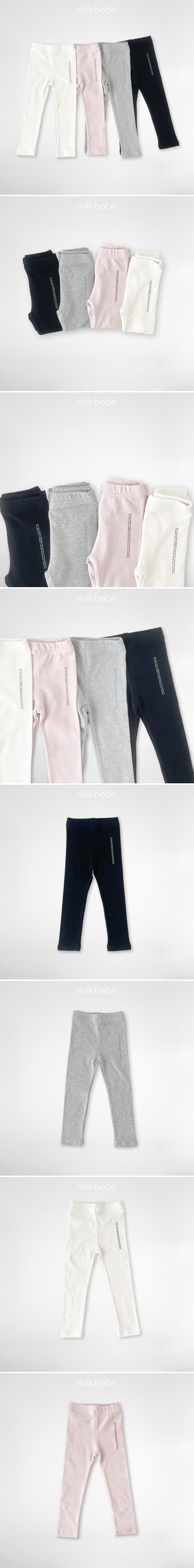 Milk Bebe - Korean Baby Fashion - #babyoninstagram - Heb Leggings - 2