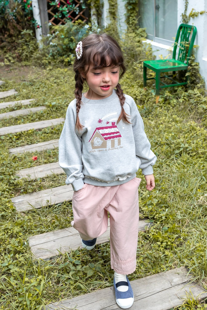 Milk Powder - Korean Children Fashion - #designkidswear - Shooting Star Sweatshirt - 3