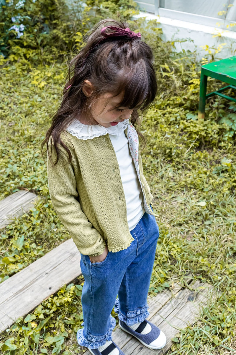 Milk Powder - Korean Children Fashion - #discoveringself - Choco Denim Pants - 6