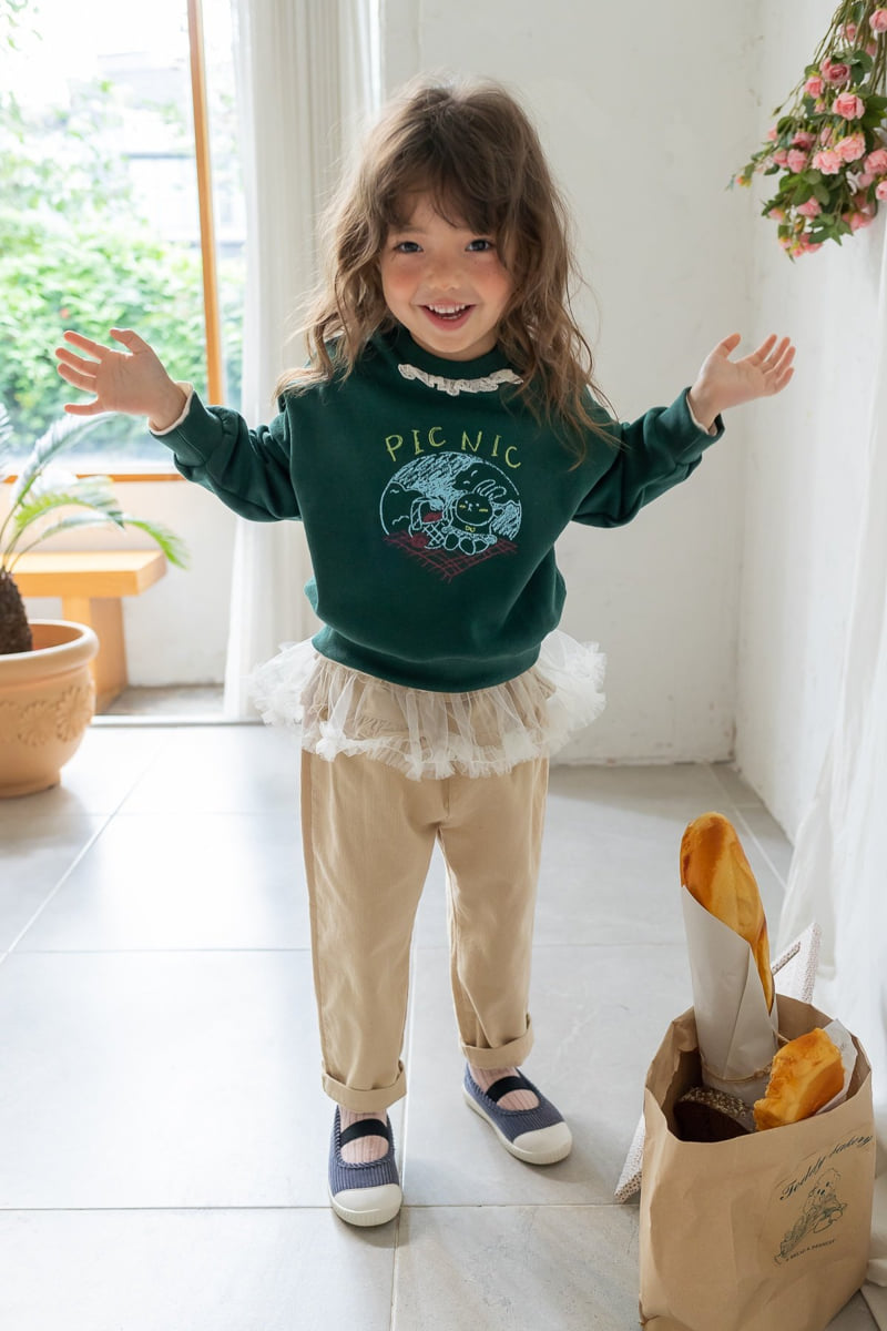 Milk Powder - Korean Children Fashion - #discoveringself - Picnic Sweatshirt - 4