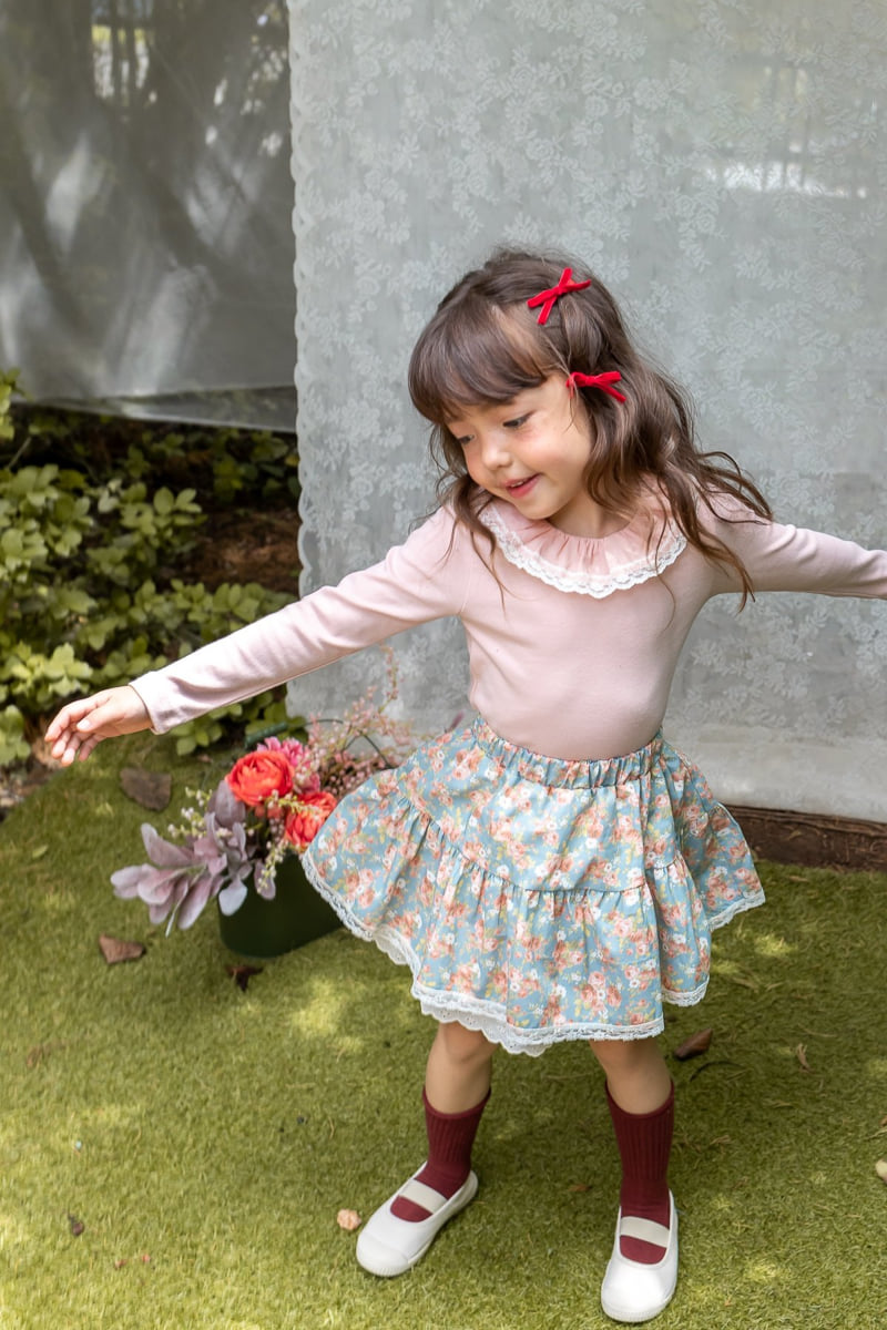 Milk Powder - Korean Children Fashion - #minifashionista - Peach Skirt - 3
