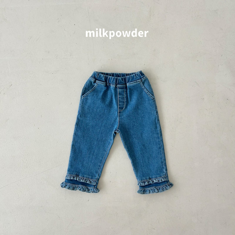Milk Powder - Korean Children Fashion - #prettylittlegirls - Choco Denim Pants