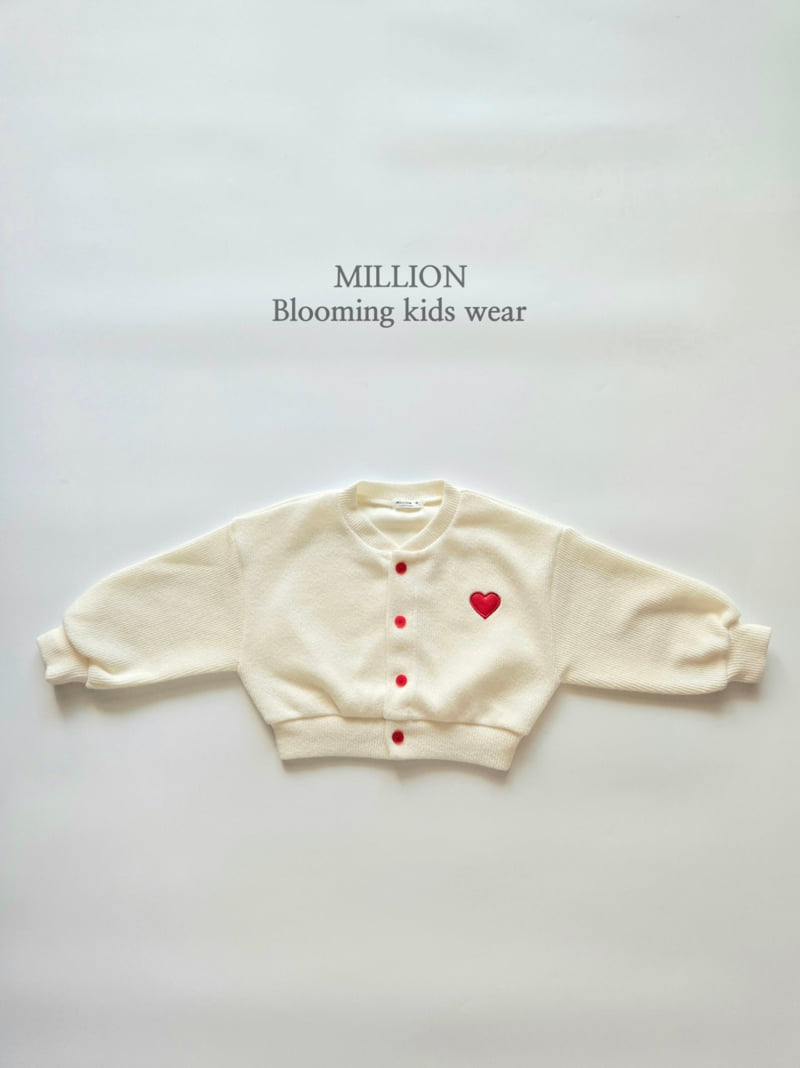 Million Dollar Baby - Korean Children Fashion - #Kfashion4kids - Heart Pop Cardigan - 5
