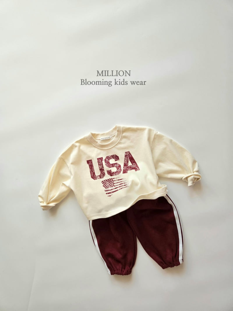 Million Dollar Baby - Korean Children Fashion - #childofig - USA Tee - 10