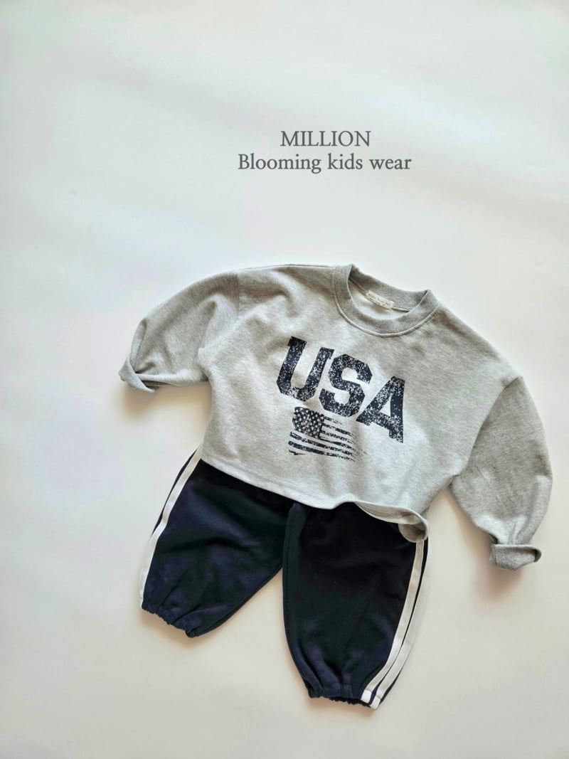 Million Dollar Baby - Korean Children Fashion - #childrensboutique - USA Tee - 11