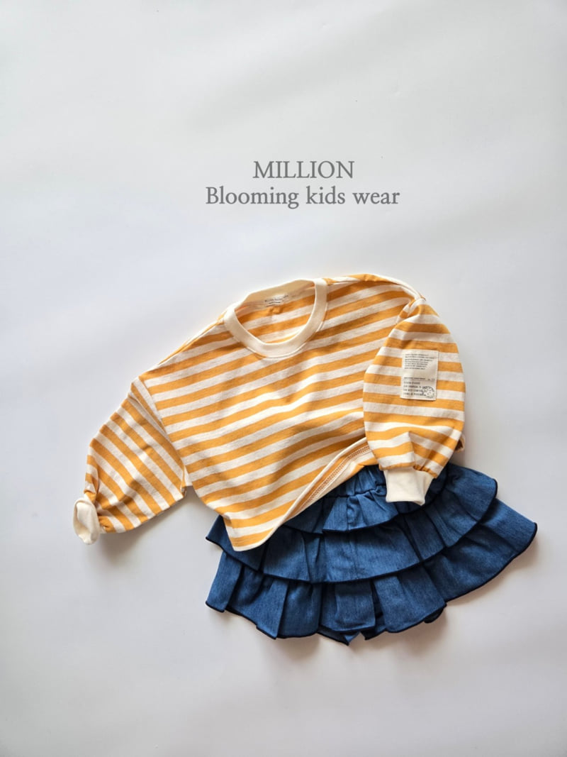 Million Dollar Baby - Korean Children Fashion - #designkidswear - St Unbal Patch Tee - 10