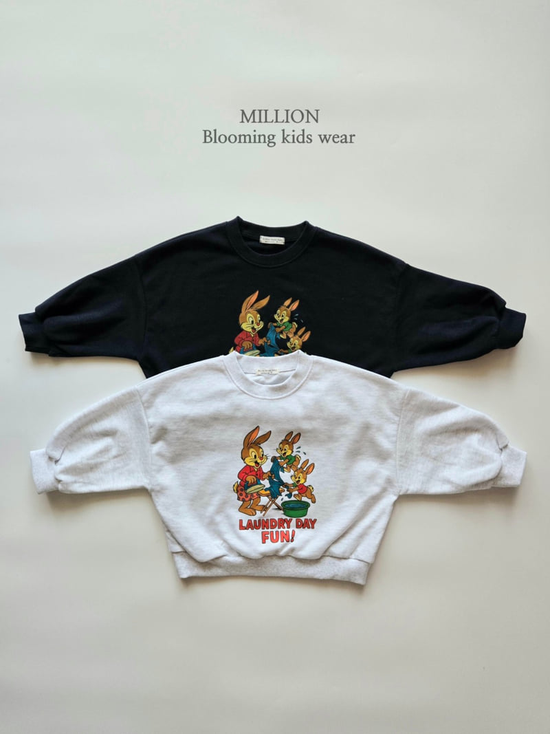 Million Dollar Baby - Korean Children Fashion - #discoveringself - Rabbit Sweatshirt