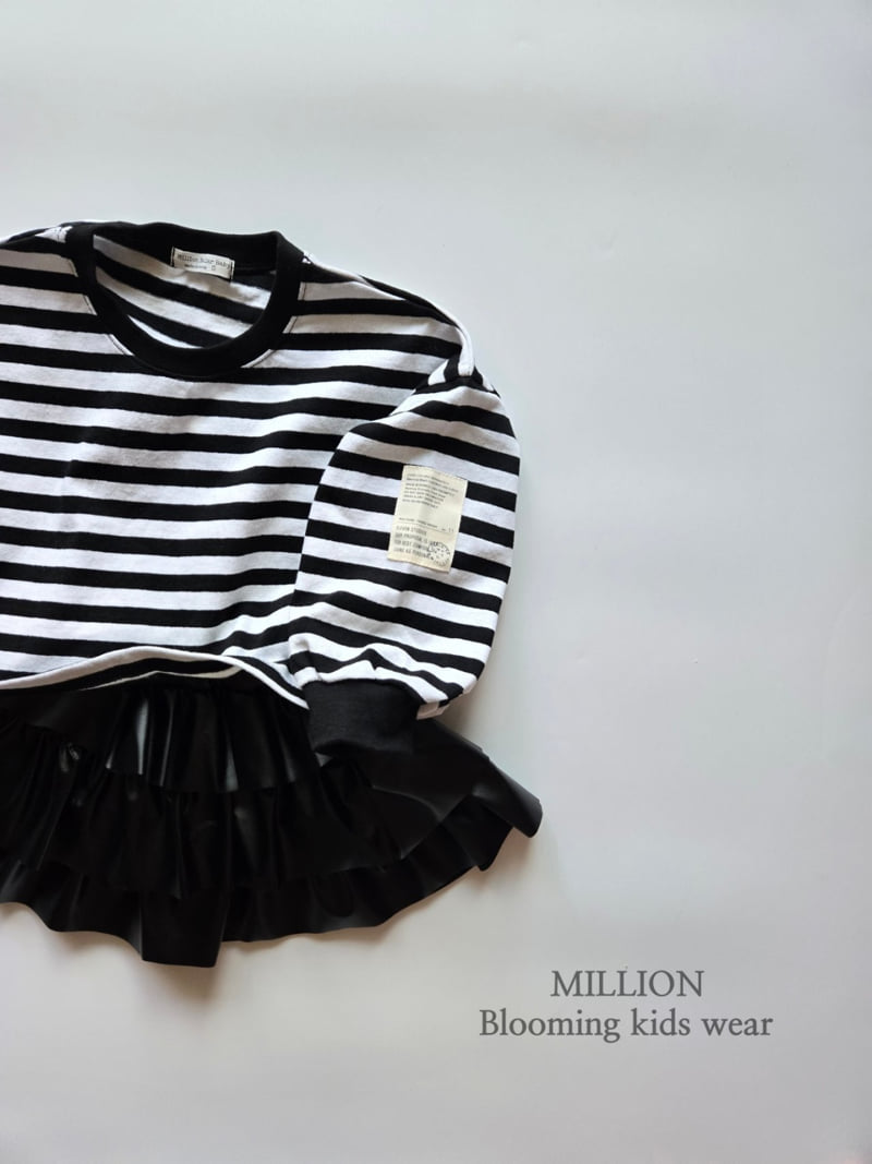 Million Dollar Baby - Korean Children Fashion - #fashionkids - St Unbal Patch Tee - 12