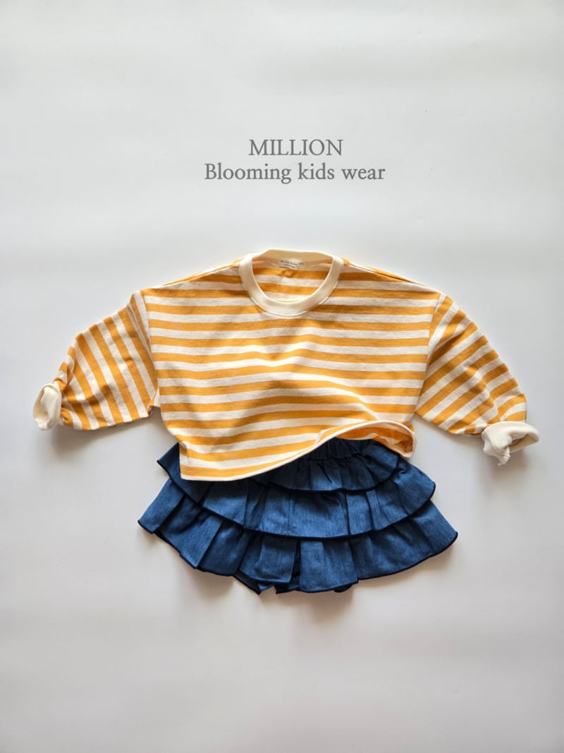 Million Dollar Baby - Korean Children Fashion - #kidsshorts - Blue Denim Kang Kang Pants - 7
