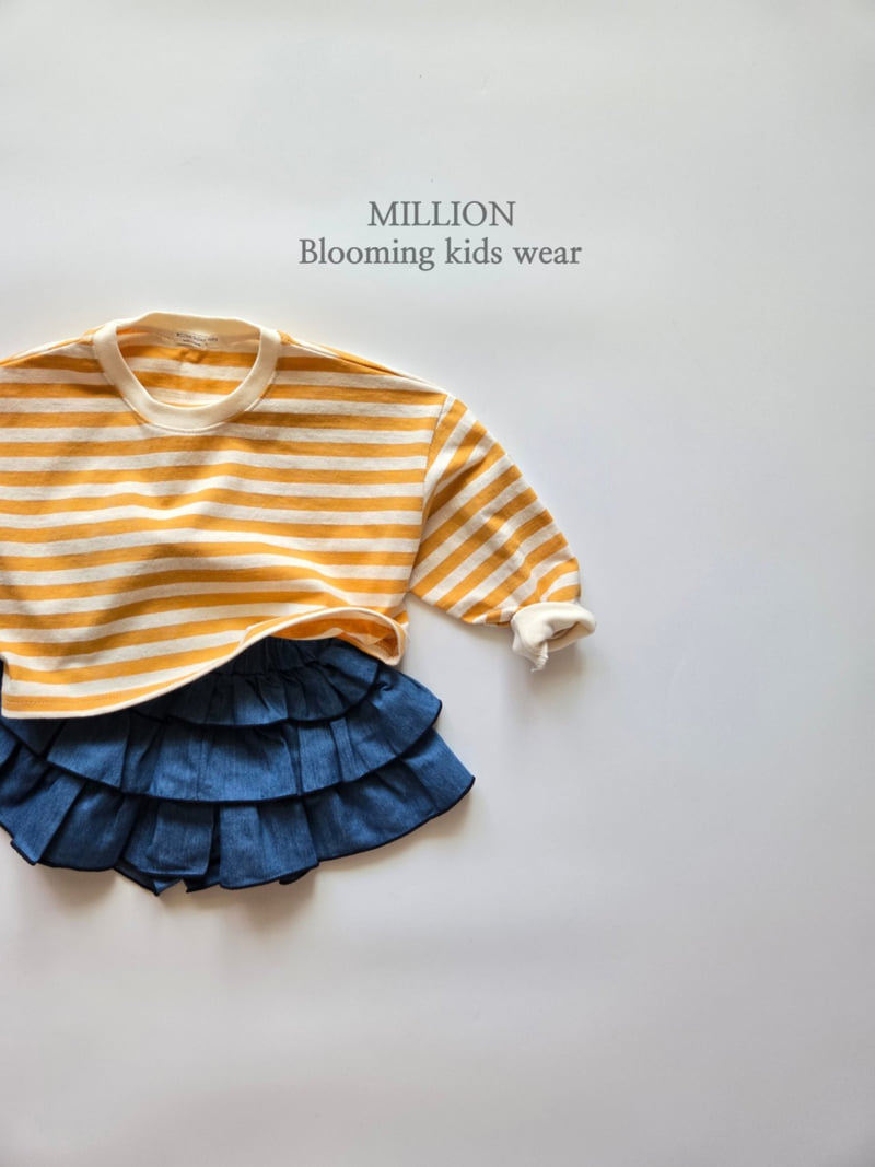 Million Dollar Baby - Korean Children Fashion - #kidsstore - Blue Denim Kang Kang Pants - 8