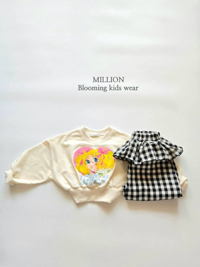 Million Dollar Baby - Korean Children Fashion - #kidzfashiontrend - Check Pong Frill Pants - 6