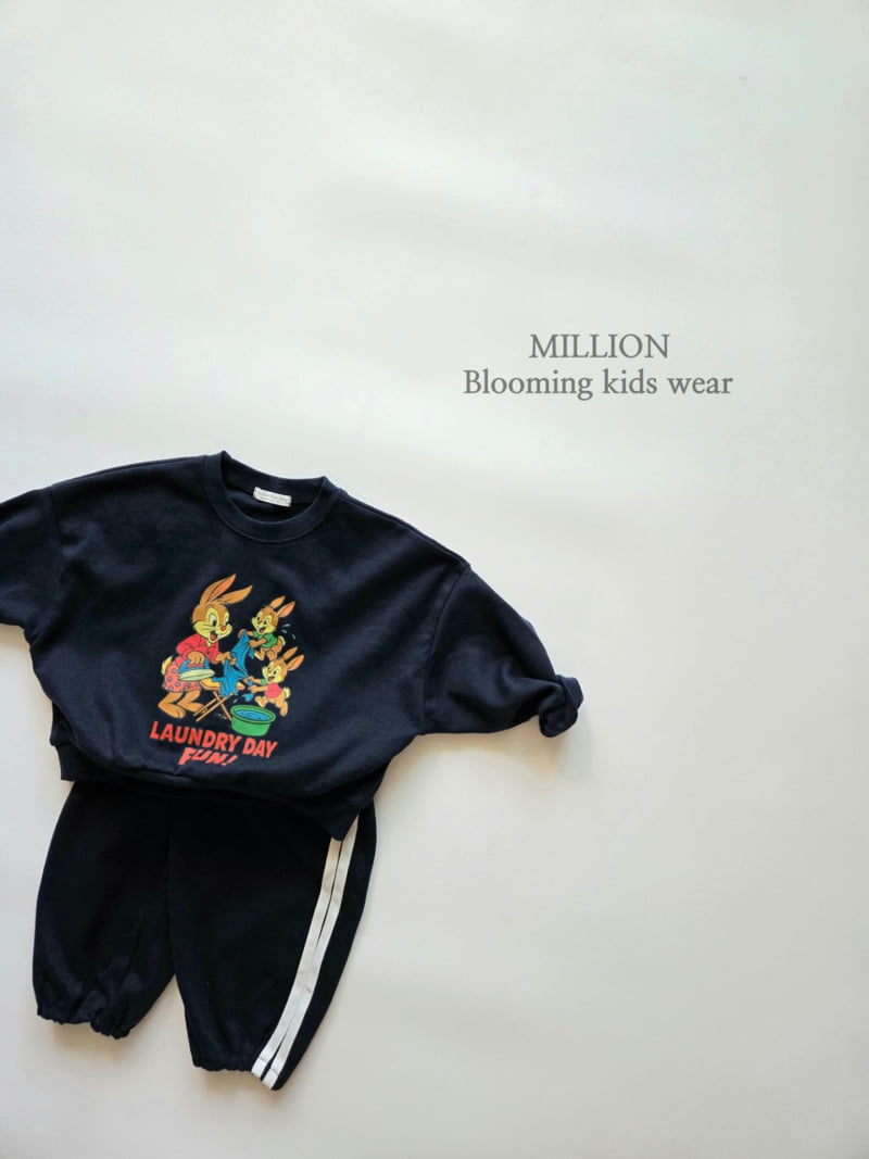 Million Dollar Baby - Korean Children Fashion - #kidzfashiontrend - Rabbit Sweatshirt - 5