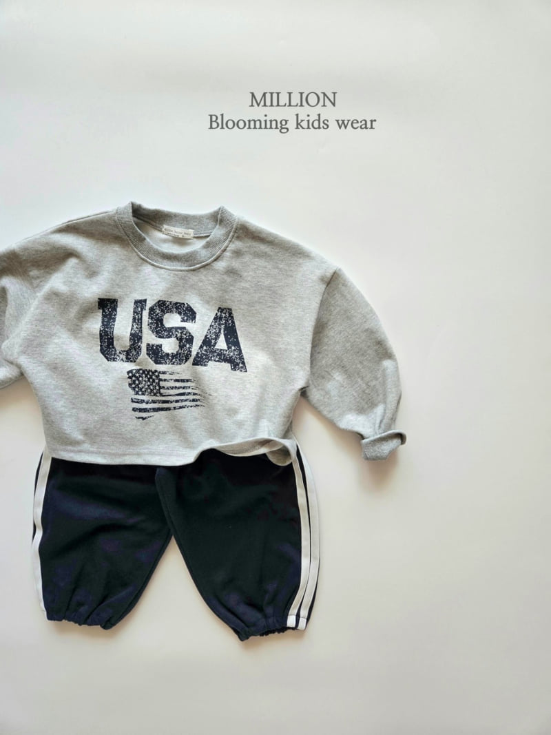 Million Dollar Baby - Korean Children Fashion - #littlefashionista - USA Tee - 3
