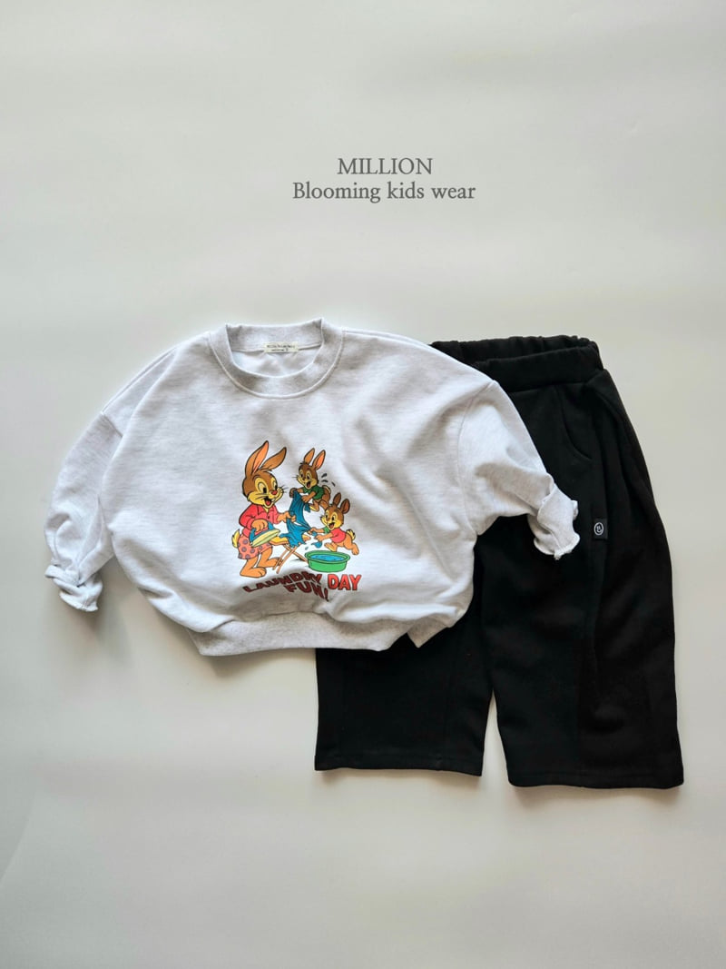 Million Dollar Baby - Korean Children Fashion - #magicofchildhood - Rabbit Sweatshirt - 8