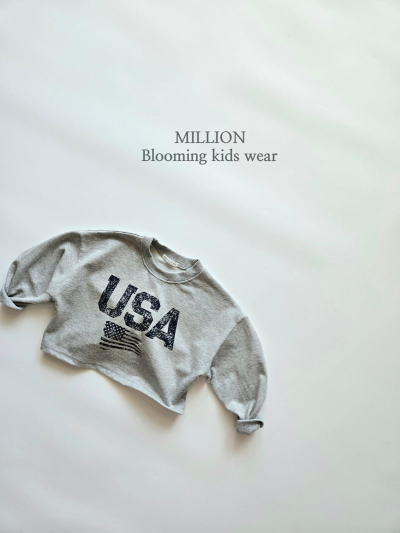 Million Dollar Baby - Korean Children Fashion - #littlefashionista - USA Tee - 4