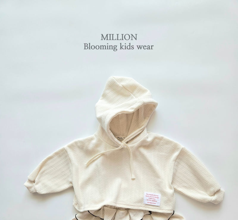 Million Dollar Baby - Korean Children Fashion - #magicofchildhood - Mochi Hoodie Tee - 4
