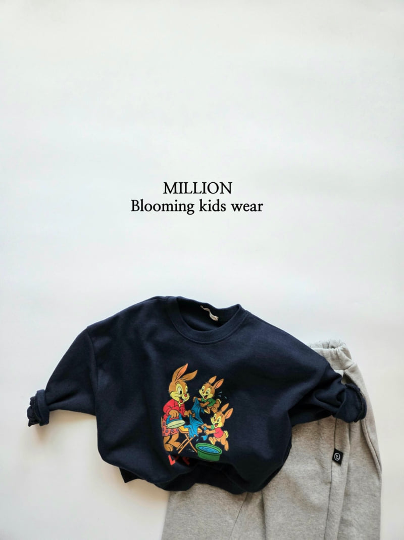 Million Dollar Baby - Korean Children Fashion - #minifashionista - Rabbit Sweatshirt - 9
