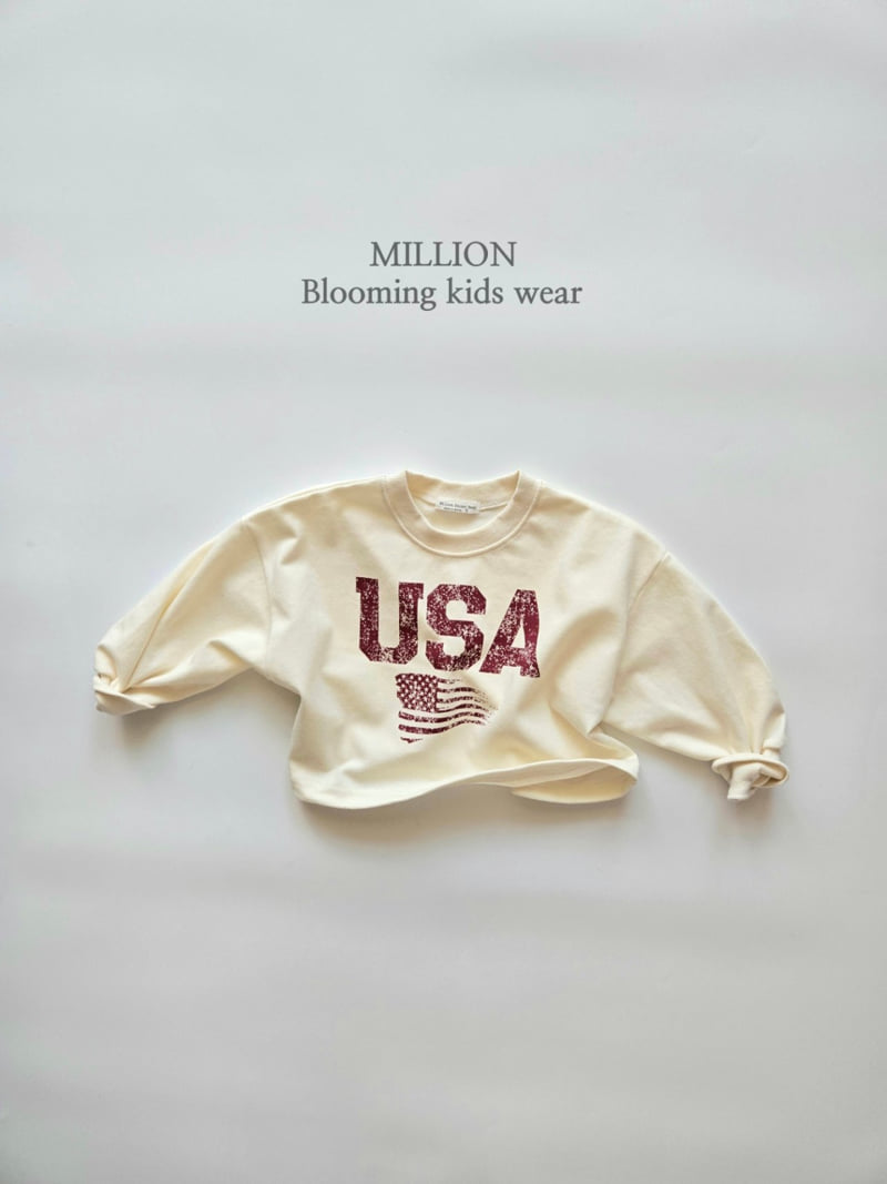 Million Dollar Baby - Korean Children Fashion - #minifashionista - USA Tee - 5