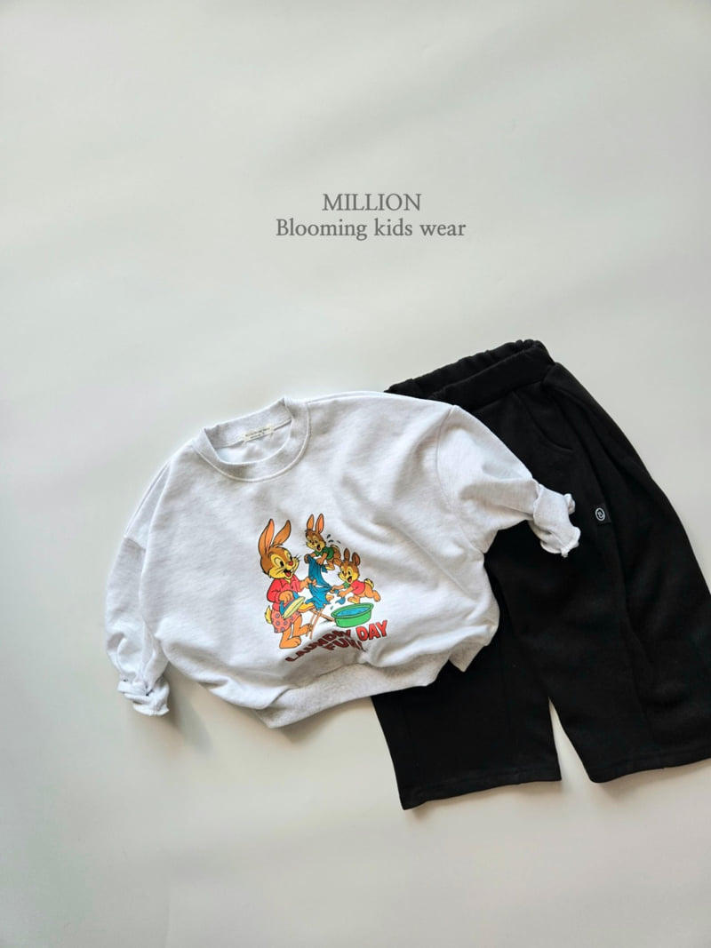 Million Dollar Baby - Korean Children Fashion - #prettylittlegirls - Rabbit Sweatshirt - 10