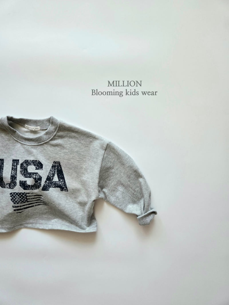 Million Dollar Baby - Korean Children Fashion - #prettylittlegirls - USA Tee - 6