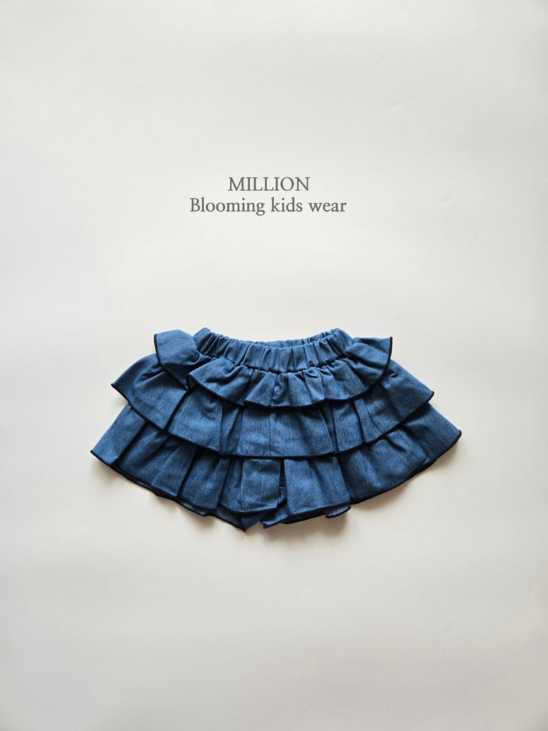 Million Dollar Baby - Korean Children Fashion - #stylishchildhood - Blue Denim Kang Kang Pants