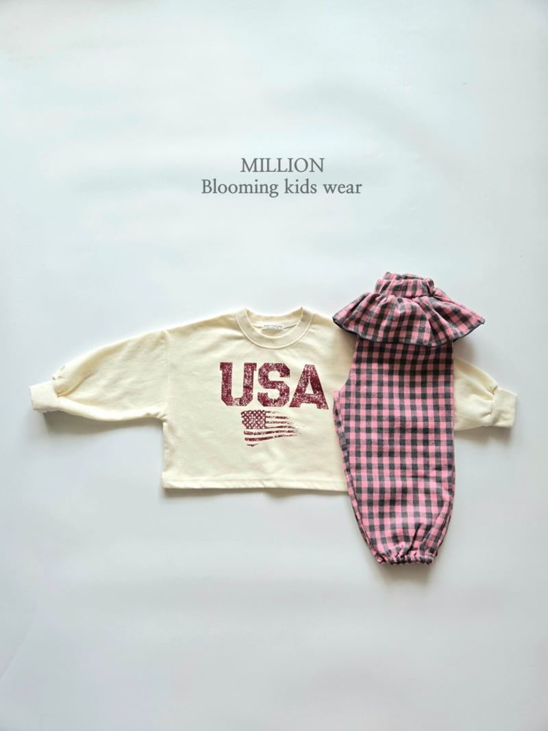 Million Dollar Baby - Korean Children Fashion - #stylishchildhood - USA Tee - 9