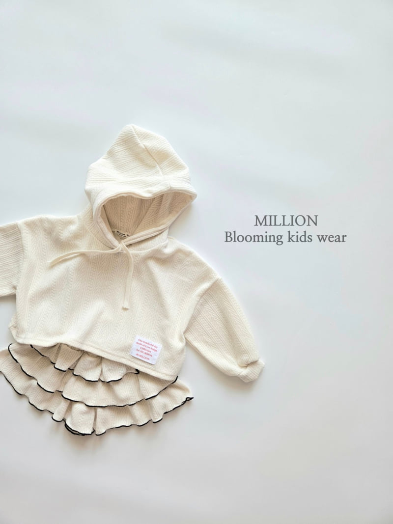 Million Dollar Baby - Korean Children Fashion - #todddlerfashion - Mochi Hoodie Tee - 6