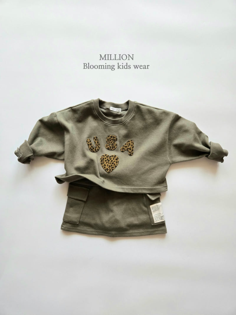 Million Dollar Baby - Korean Children Fashion - #todddlerfashion - Heart Leo Tee - 8