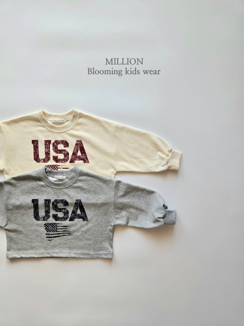 Million Dollar Baby - Korean Children Fashion - #todddlerfashion - USA Tee - 7