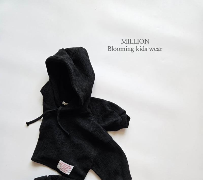 Million Dollar Baby - Korean Children Fashion - #toddlerclothing - Mochi Hoodie Tee - 7