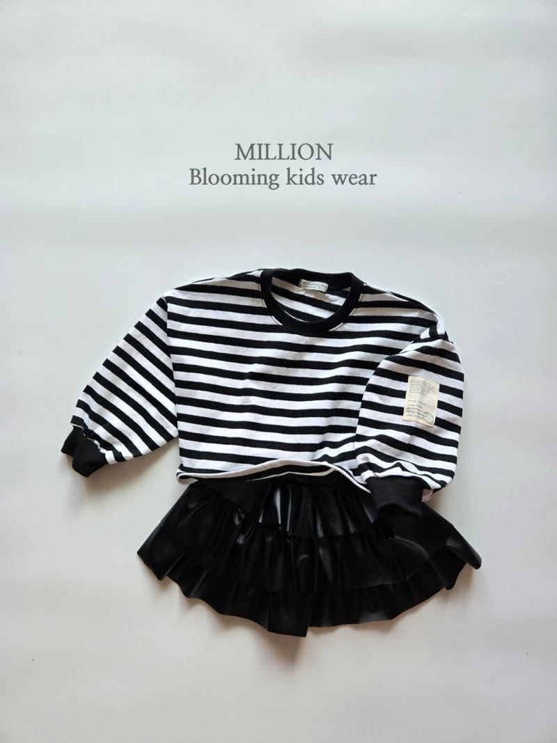 Million Dollar Baby - Korean Children Fashion - #toddlerclothing - St Unbal Patch Tee - 6