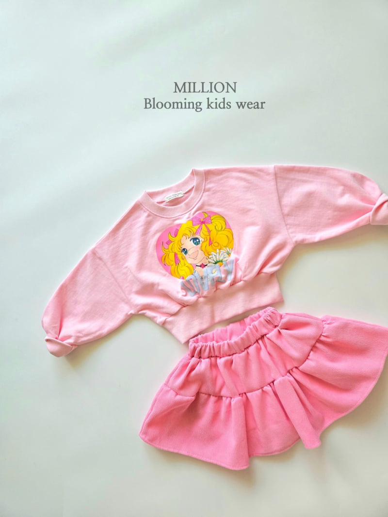 Million Dollar Baby - Korean Children Fashion - #toddlerclothing - Candy Mood Sweatshirt - 5