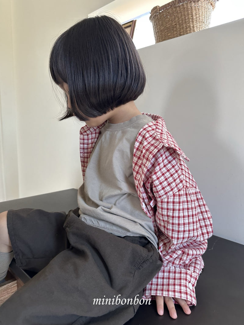 Mini Bongbong - Korean Children Fashion - #Kfashion4kids - Color Chip Shirt - 5