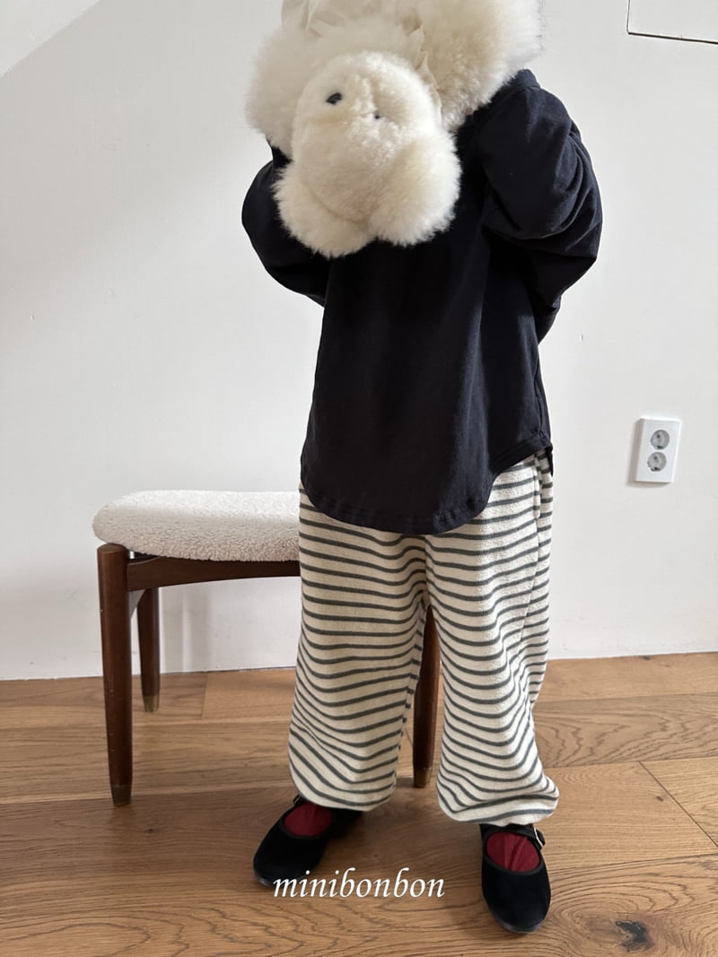 Mini Bongbong - Korean Children Fashion - #childrensboutique - Balance Stripe Pants - 5