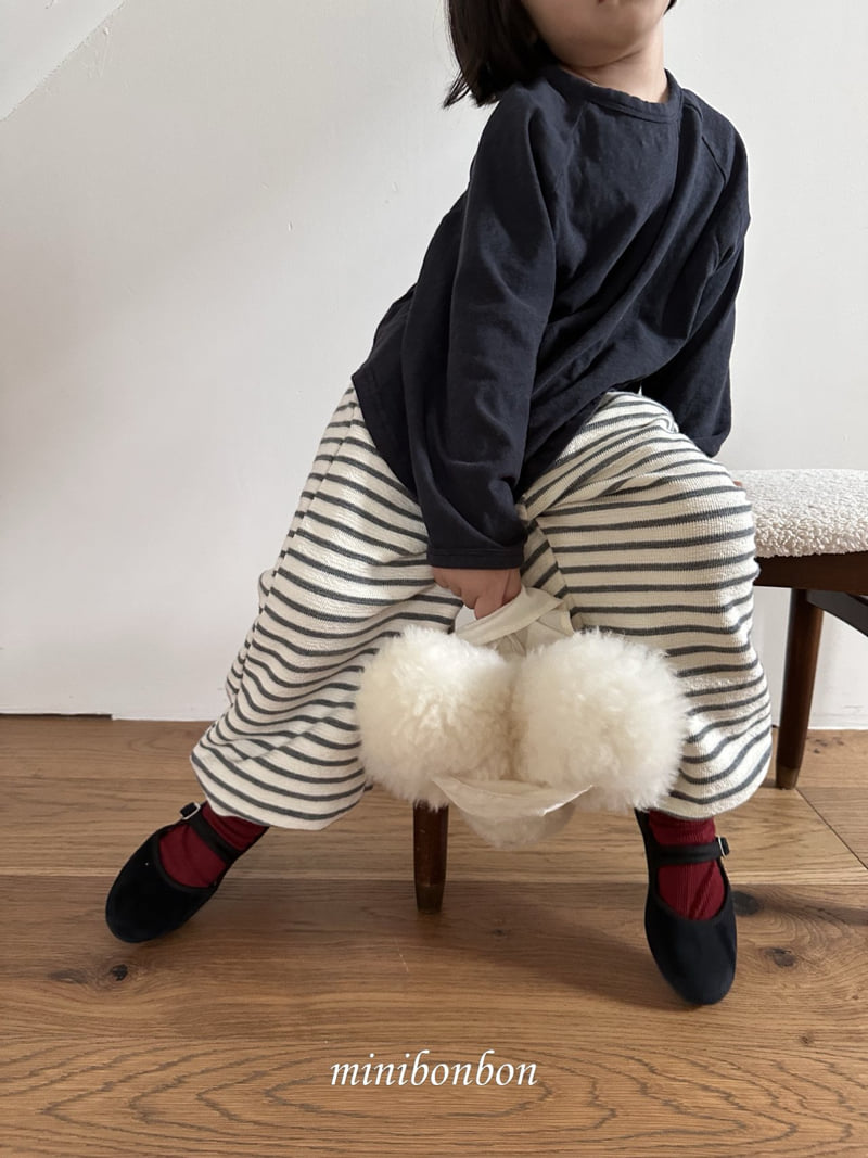 Mini Bongbong - Korean Children Fashion - #designkidswear - Balance Stripe Pants - 6