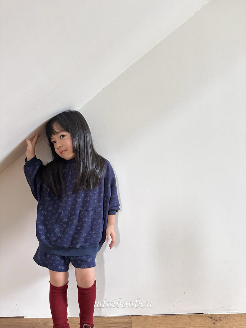 Mini Bongbong - Korean Children Fashion - #designkidswear - Flower Waffle Shorts - 11
