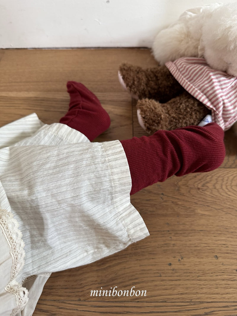 Mini Bongbong - Korean Children Fashion - #discoveringself - Euro Ribbed Socks - 12