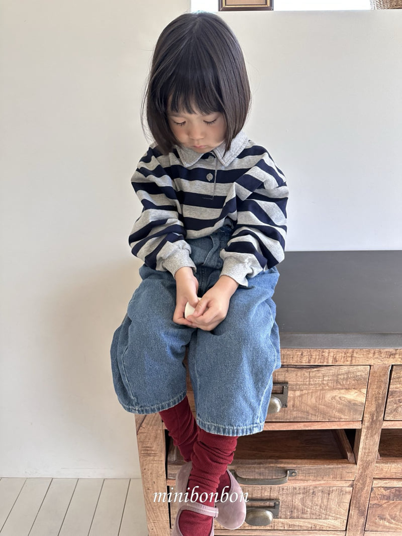 Mini Bongbong - Korean Children Fashion - #discoveringself - Mild Collar Tee - 10