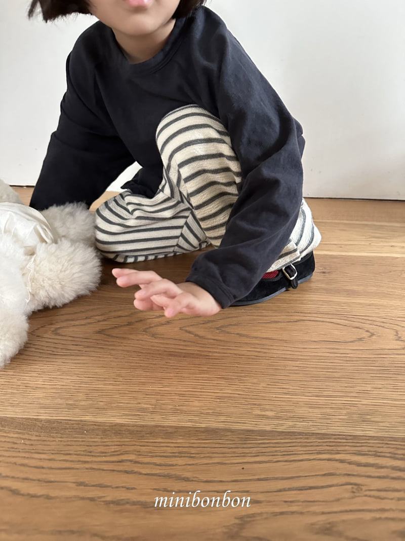 Mini Bongbong - Korean Children Fashion - #discoveringself - Balance Stripe Pants - 7