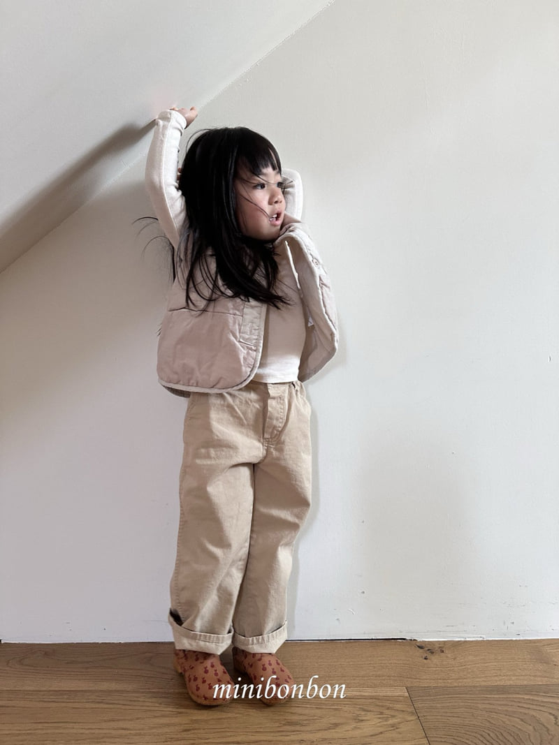 Mini Bongbong - Korean Children Fashion - #designkidswear - Warm Warm Vest - 4