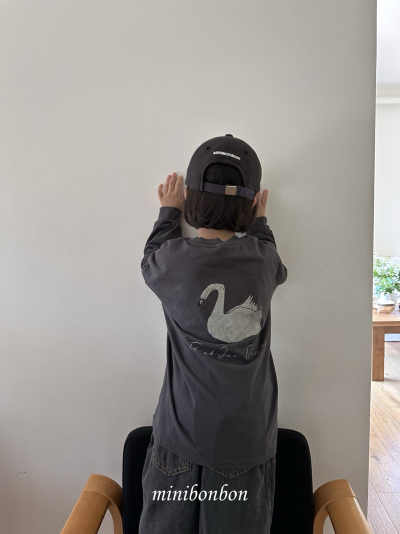Mini Bongbong - Korean Children Fashion - #fashionkids - Swan Tee - 4