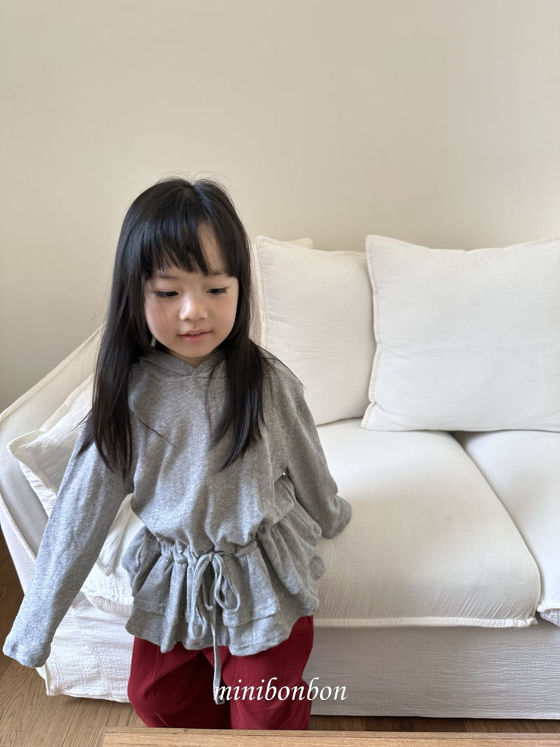 Mini Bongbong - Korean Children Fashion - #kidsstore - Frill Kang Kang Hoodie