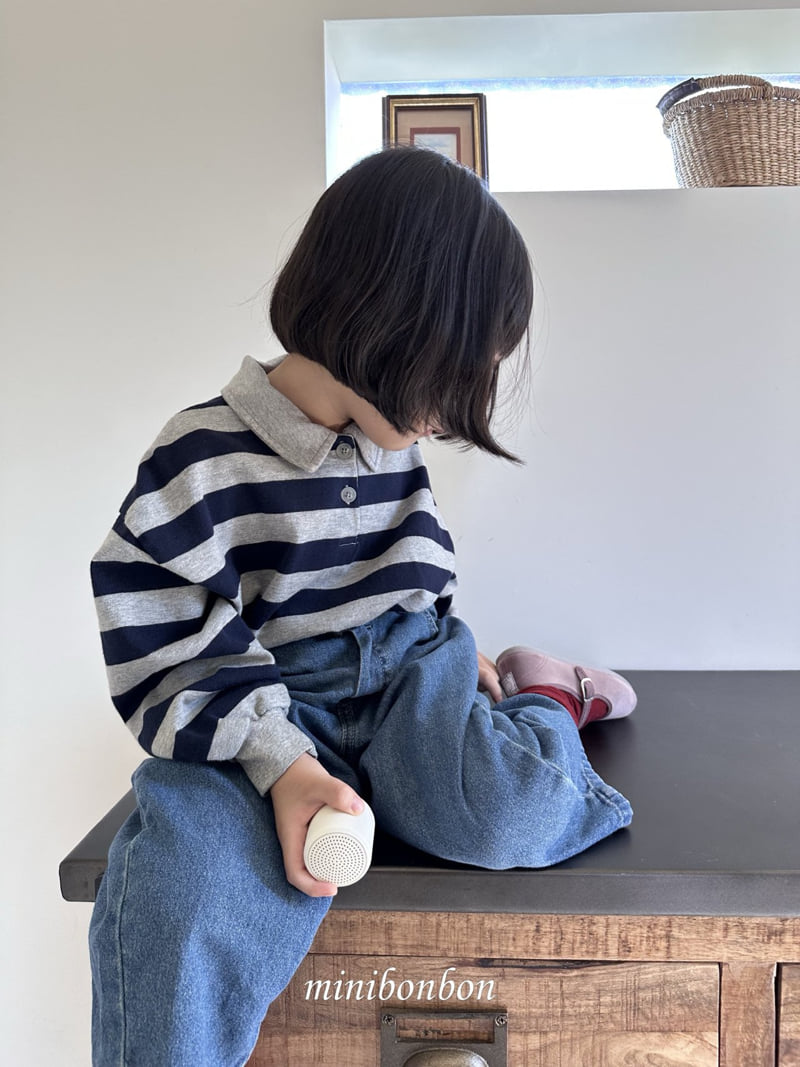Mini Bongbong - Korean Children Fashion - #kidsstore - Hugo Denim Pants - 9