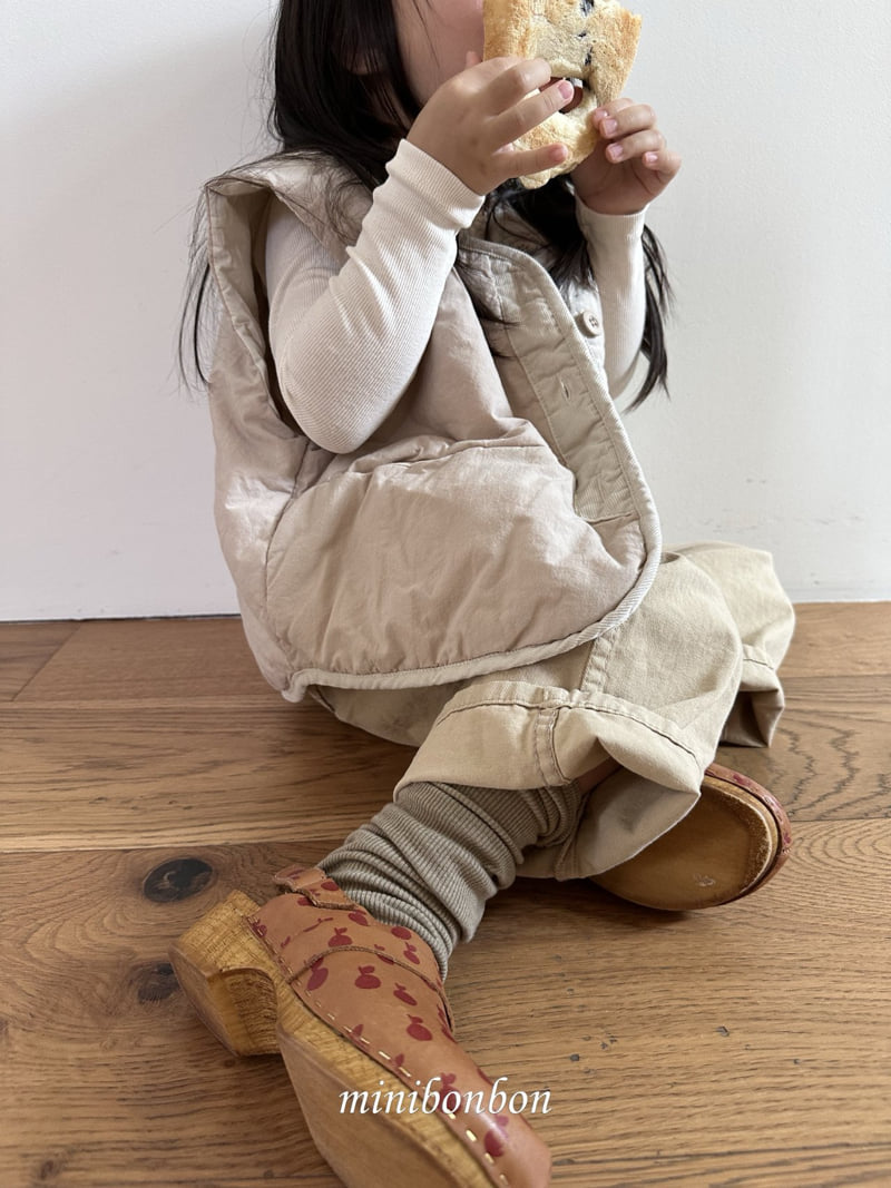 Mini Bongbong - Korean Children Fashion - #kidsstore - Warm Warm Vest - 7