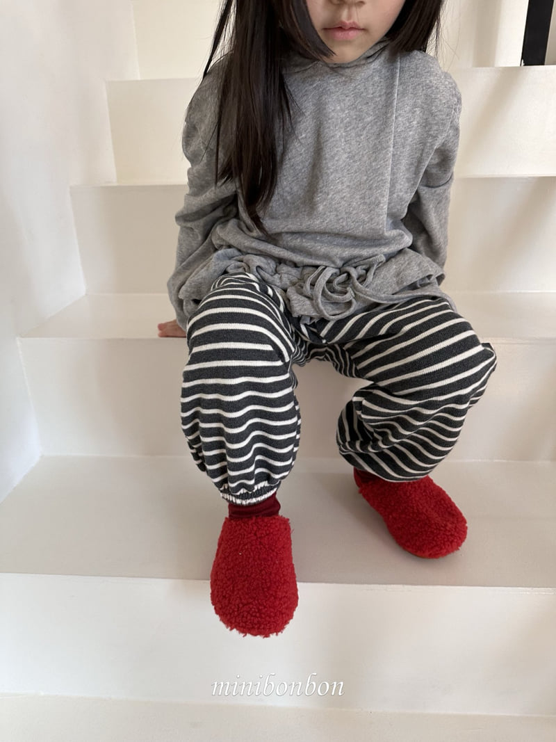 Mini Bongbong - Korean Children Fashion - #kidzfashiontrend - Balance Stripe Pants - 11